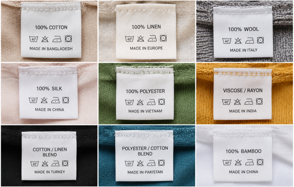 read label before buying clothes, buying clothes guide