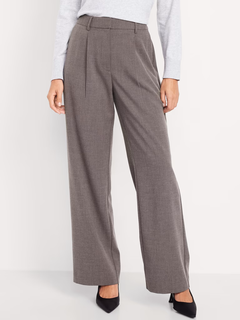 old navy wide leg pants , Best Affordable Work wear Brands For Women
