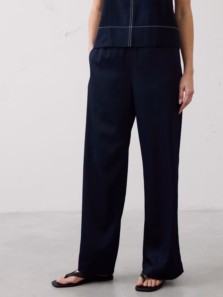 wide leg pull on pant 